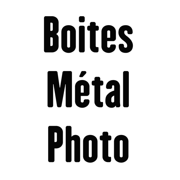 Boites métal photo
